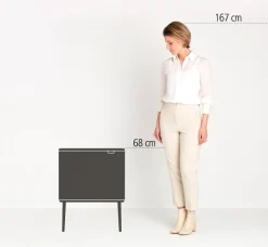 Papperskorg BRABANTIA Bo Touch 11+23L sv
