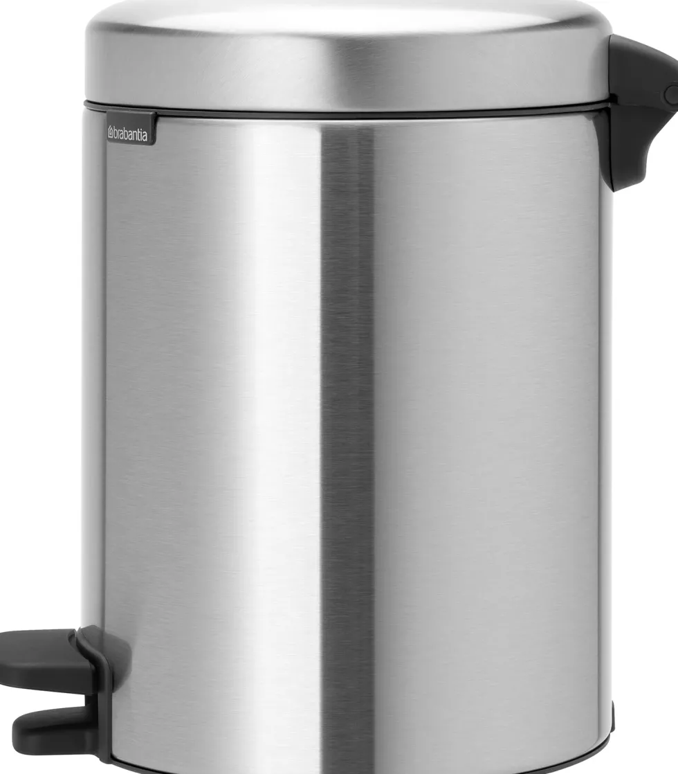 Papperskorg BRABANTIA Pedalhink Newicon 5L Matt stål