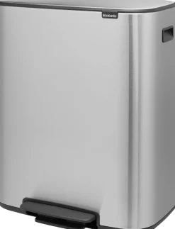 Papperskorg BRABANTIA Pedal Bo 60L matt