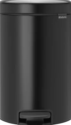 Papperskorg BRABANTIA Pedalhink Newicon 12L Svart