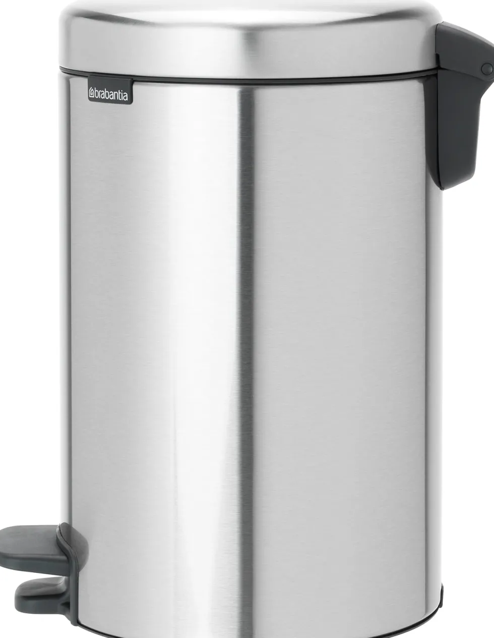 Papperskorg BRABANTIA Pedalhink Newicon 12L Matt stål