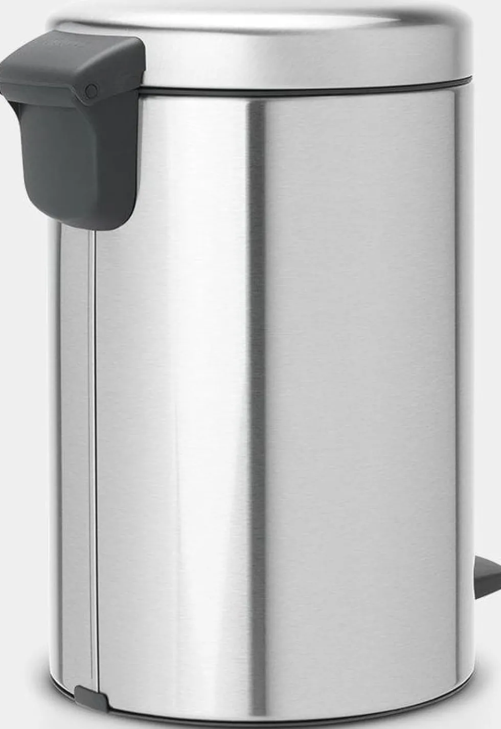 Papperskorg BRABANTIA Pedalhink Newicon 12L Matt stål