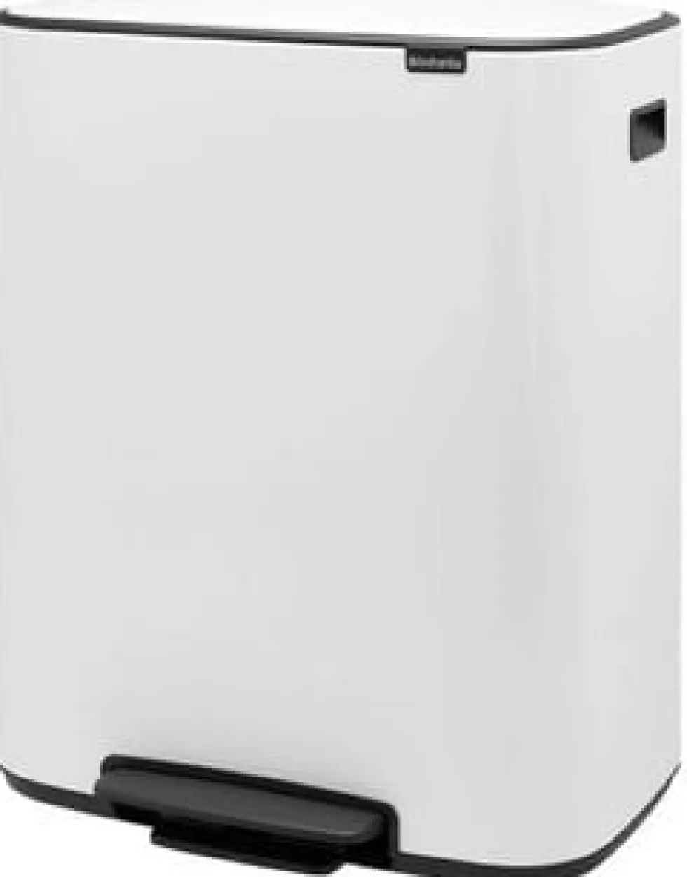 Papperskorg BRABANTIA Pedal Bo 60L vit