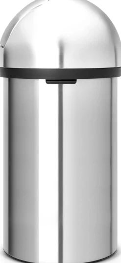 Papperskorg Brabantia Push Bin 60L, matt rostfritt stål