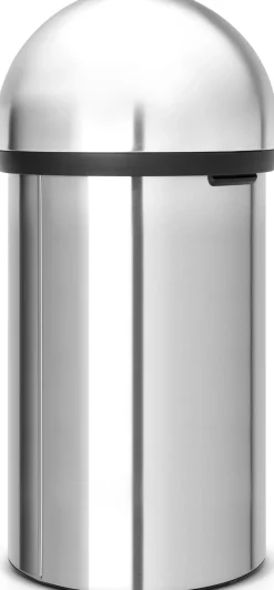 Papperskorg Brabantia Push Bin 60L, matt rostfritt stål