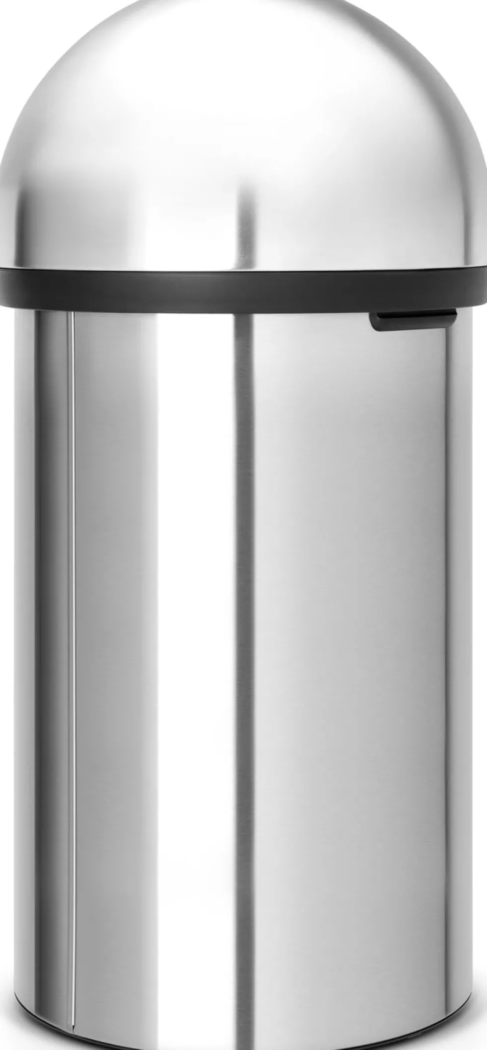 Papperskorg Brabantia Push Bin 60L, matt rostfritt stål