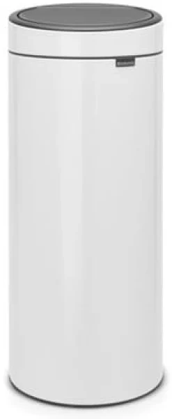 Papperskorg BRABANTIA Touch Bin 30L vit