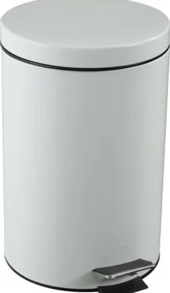 Papperskorg CEP Rossignol pedal 14L vit