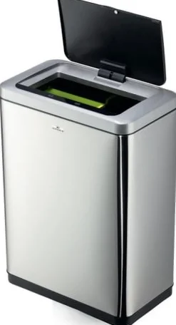 Papperskorg med sensor NO TOUCH 2x20L