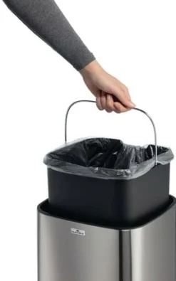 Papperskorg med sensor NO TOUCH 21L