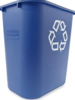 Papperskorg RUBBERMAID blå 26,6L