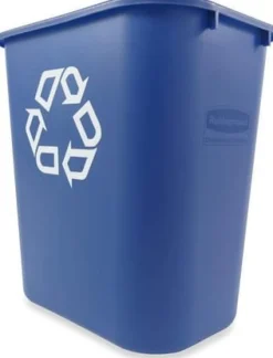 Papperskorg RUBBERMAID blå 26,6L