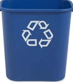 Papperskorg RUBBERMAID blå 26,6L