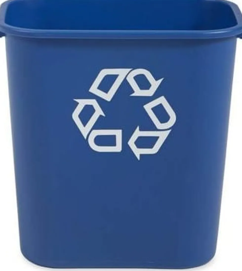 Papperskorg RUBBERMAID blå 26,6L