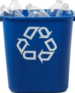 Papperskorg RUBBERMAID blå 13L