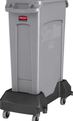 Papperskorg RUBBERMAID Slim Jim® 3540, 87L grå