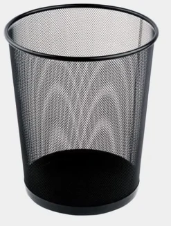 Papperskorg trådmetall svart, 35cm, 18L
