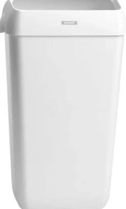 Papperskorg WC KATRIN 25L med lock Vit
