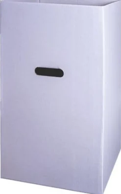 Papperskorg well 380x350x740mm vit