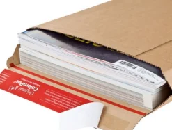 Pappkuvert COLOMPAC A5 185x270x50mm brun