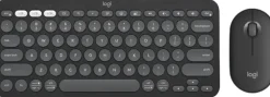 Pebble 2 Combo Wireless Keyb/Mouse, Tonal Graphite (Nordic)