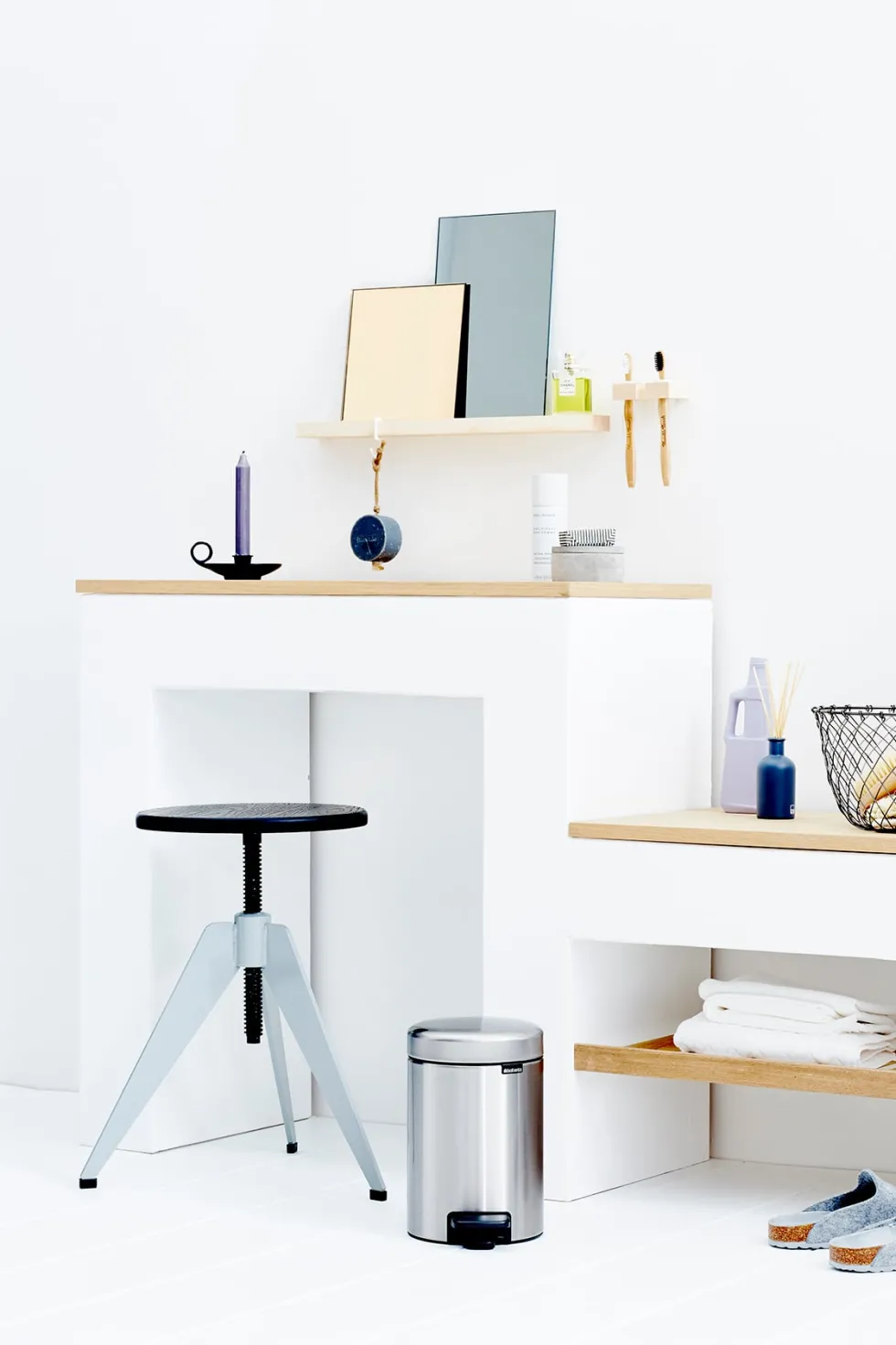 Pedalhink BRABRANTIA NewIcon 3L Matt stål
