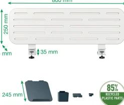 Pegboard Leitz med Laptopställ & Tillbehör
