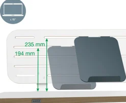 Pegboard Leitz med Laptopställ & Tillbehör