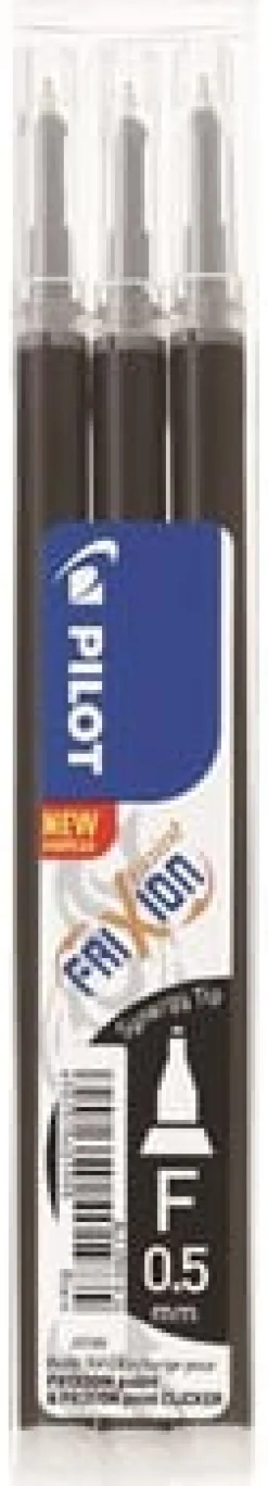 Pennpatron Gelbläck PILOT Frixion Point 0,5 Svart3/FP