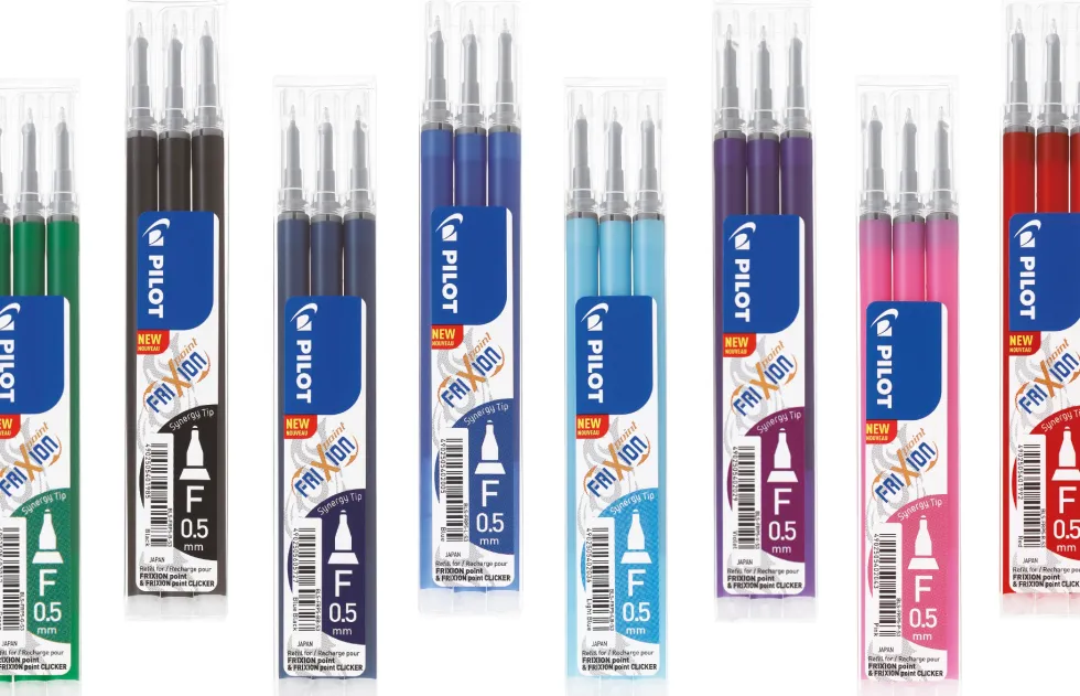Pennpatron Gelbläck PILOT Lj.blå 3-pack Frixion Point