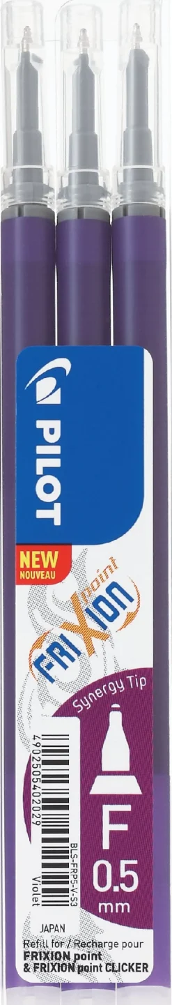 Pennpatron Gelbläck PILOT Violett 3pack Frixion Point