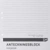 Perforerade Block A4, linjerat, 100bl