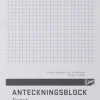 Perforerade Block A5, rutigt, 100bl