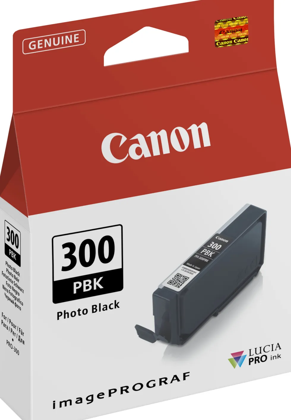 PFI-300 PBK PRO series Photo Black ink tank