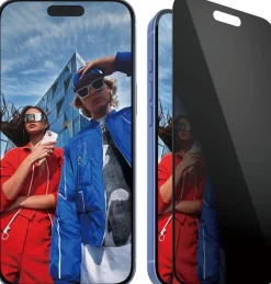 PG iPhone 15/16 Plus Ultra-Wide Fit Privacy Screen Protector
