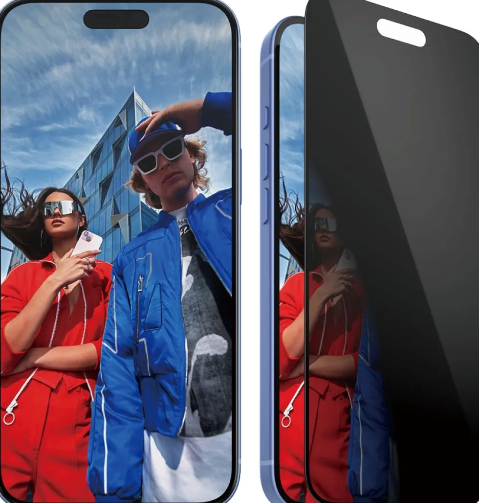 PG iPhone 15/16 Plus Ultra-Wide Fit Privacy Screen Protector