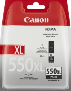 PGI-550 XL pigment black ink tankblistered