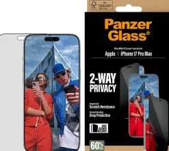 PG 2Way Privacy Screen Protect iPhone 17 ProMax UWF EasyAlig