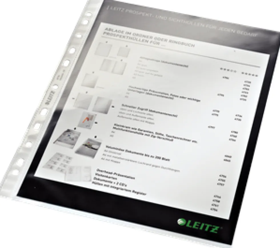 Plastficka LEITZ PP 0,075 A4 Box