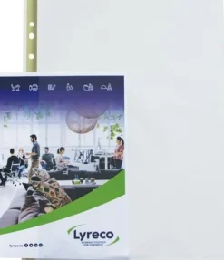 Plastficka LYRECO A4öl 0,08 präg 25/fp