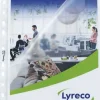 Plastficka LYRECO A4 0,08 präg 25/fp