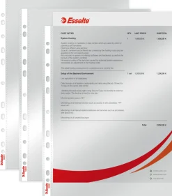 Plastficka standard A4 glasklar (10)