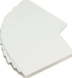 Plastkort ZEBRA PVC White Cards 500/fp