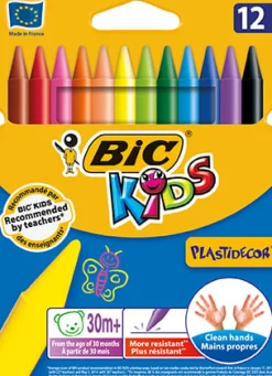 Plastkrita, 12 färger