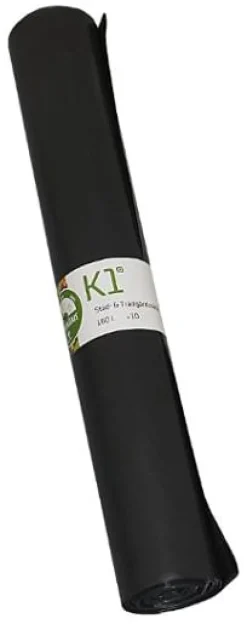 Plastsäck LD K1 R100 160L 45my sv 10/rl