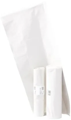 Plastsäck LD 60L Vit, 45my, 25/rl