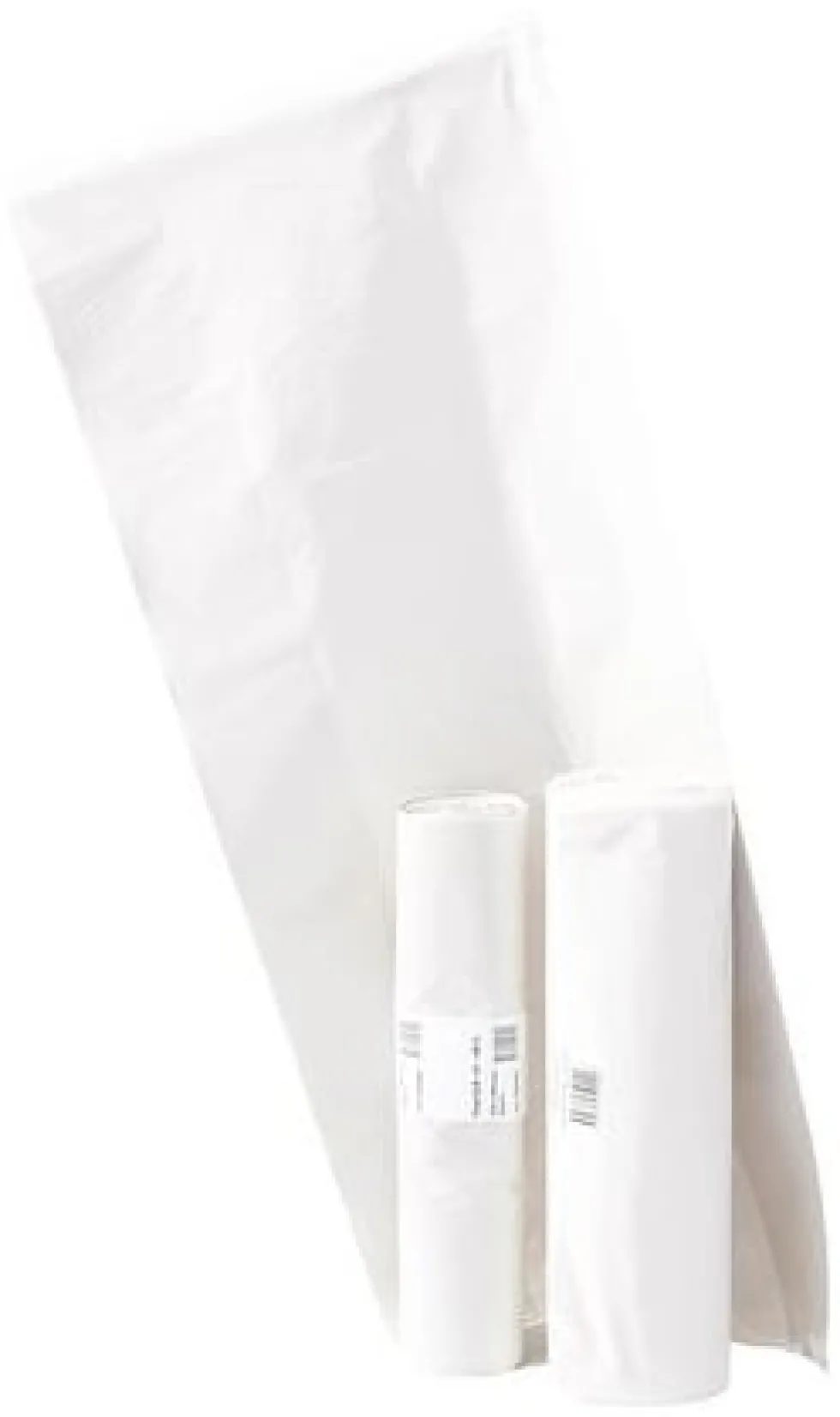 Plastsäck LD 60L Vit, 45my, 25/rl