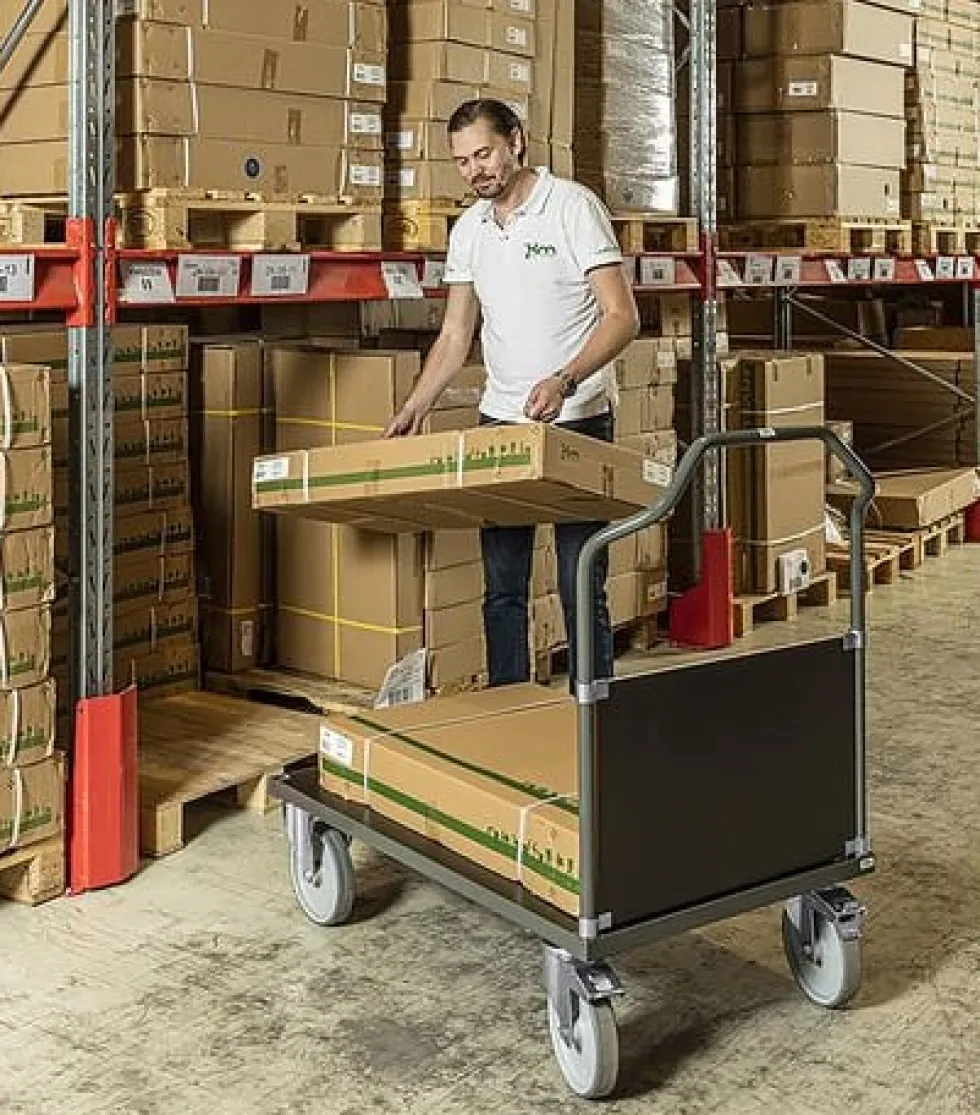 Plattformsvagn ergonomisk 1090x700mm