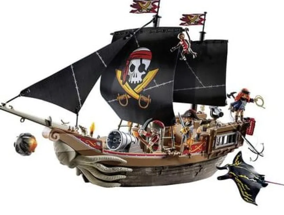 PLAYMOBIL Piratbåt 137 delar