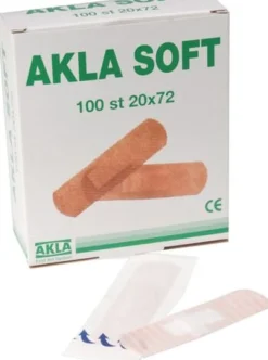Plåster Akla Soft NW 20x72mm 100/FP